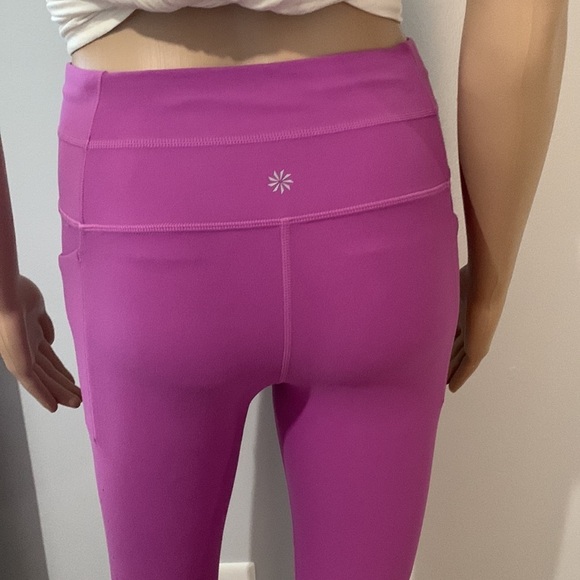 Athleta Chakra 7/8 Tight in Pink Powervita Leggings Size Small - Picture 6 of 8